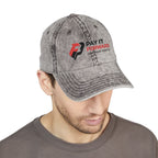 Vintage Embroidered Cap — "Pay It Forward" Logo Distressed Hat