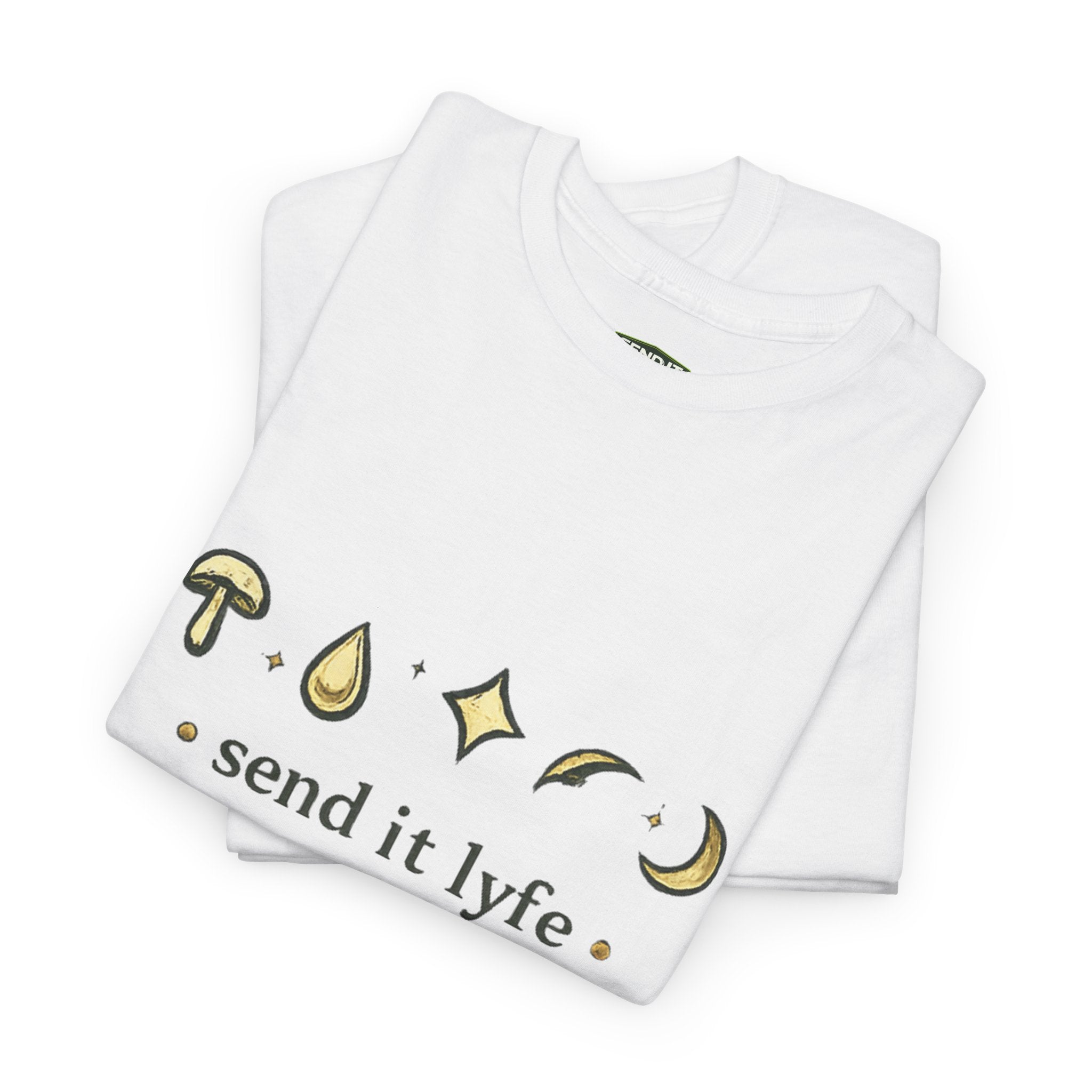 Mystic Icons Tee — "send it lyfe" Graphic T-Shirt
