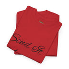 "Send it Academy" T‑Shirt — Script Logo Tee