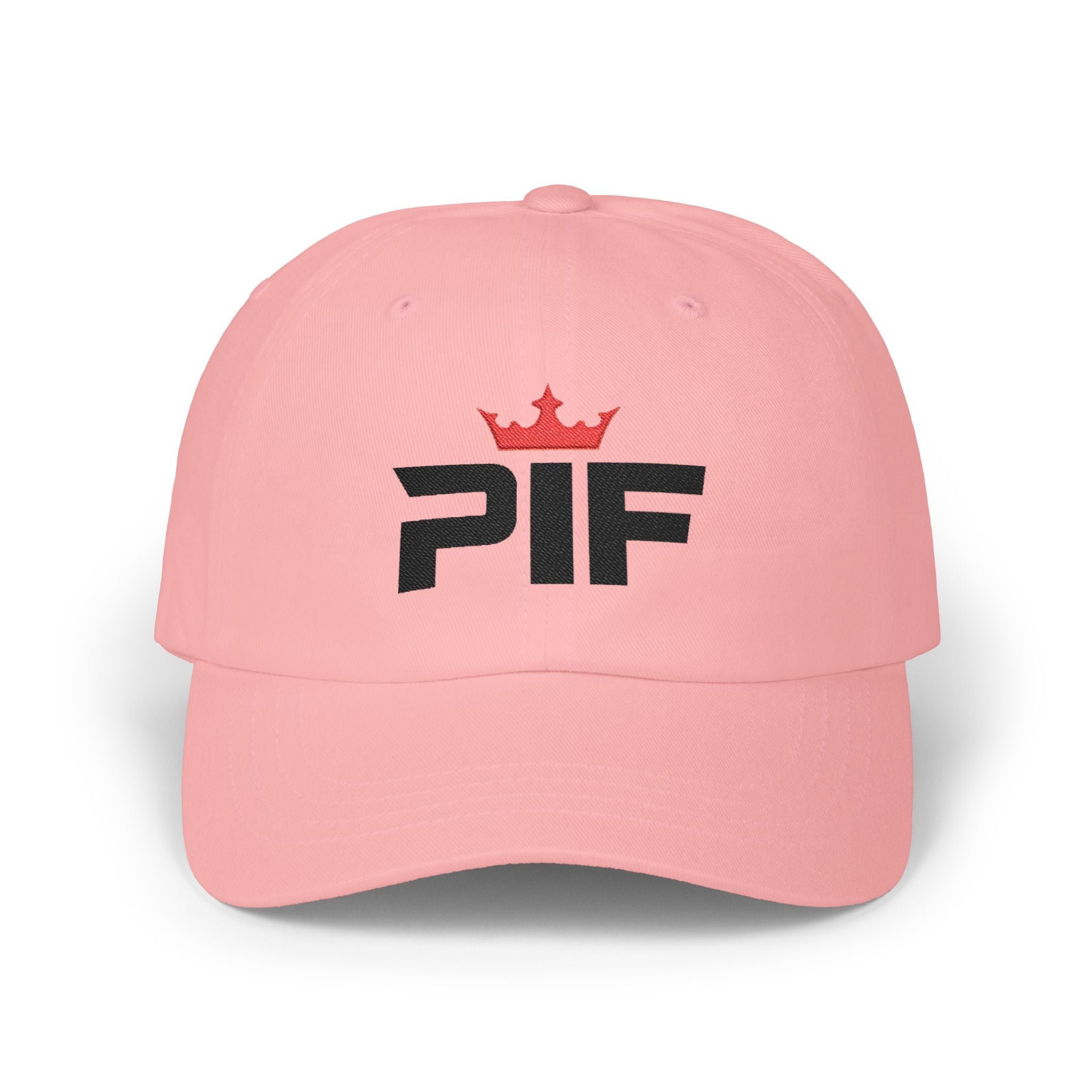 PIF Crown Dad Cap — Embroidered Classic Baseball Hat